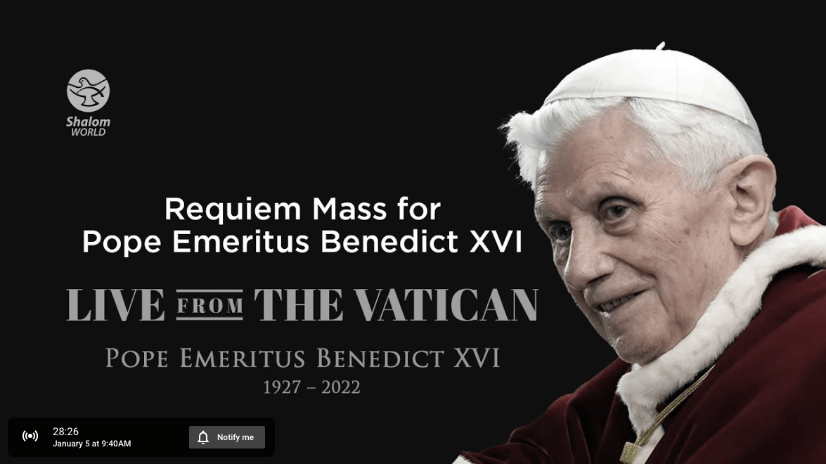 Requiem Mass for Pope Emeritus Benedict XVI – Archdiocese of Cape Town